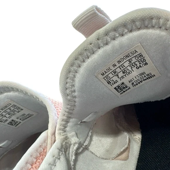 Adidas Cloudfoam Sneakers – Women’s 8.5 – Light Pink – Lightweight & Comfy! - Picture 6 of 7